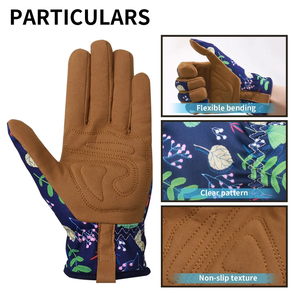 Garden Gloves for Weeding Working Digging Planting Gardening Gloves with Grip Thorn-Proof Puncture-Resistant Work Glove