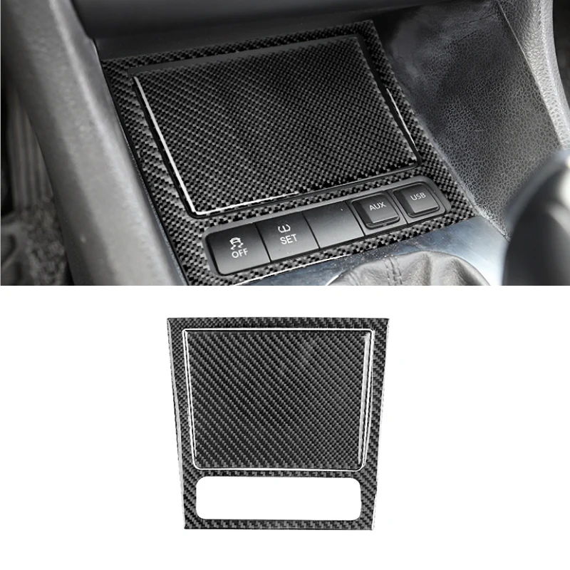 For VW Golf 6 MK6 2010 2011 2012 2013 Car Carbon Fiber Interior Center Console Gear Shift Panel Ashtray Box Frame Cover Trim