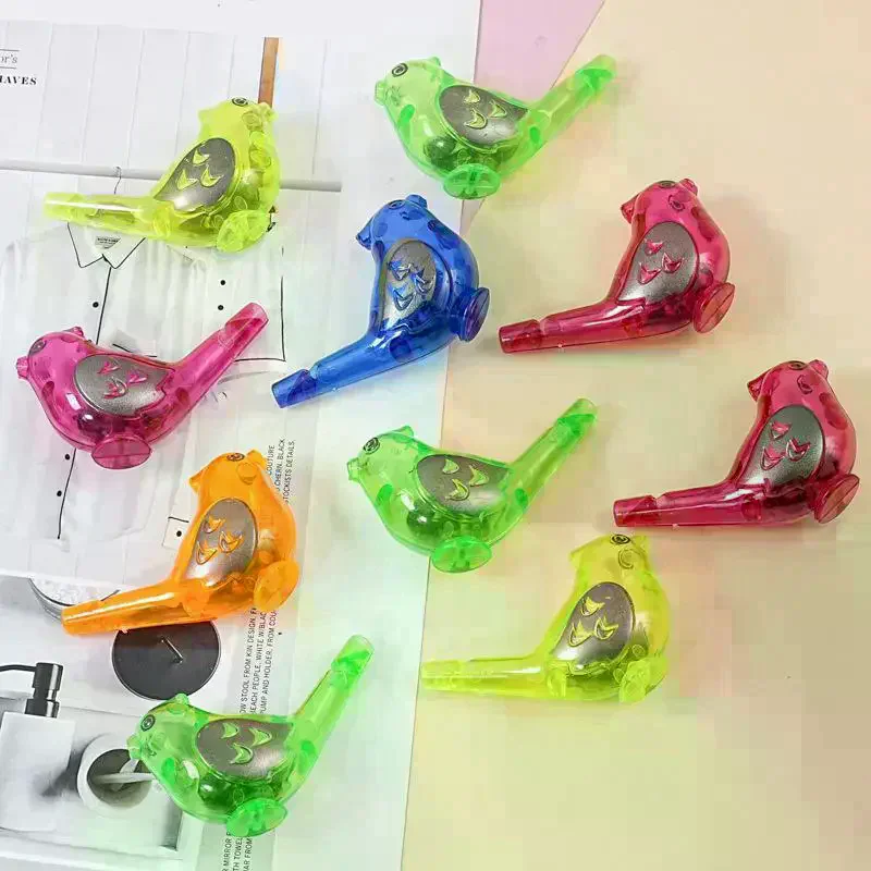 10 PCS Random Color Bird Whistle Outdoor Sports Drawing Funny Musical Toy Novelty Educational Novelty Musical Toy Children Toy