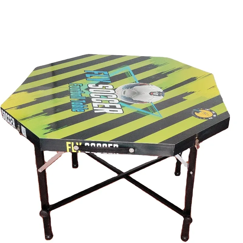 Flying football octagonal table foldable movable outdoor entertainment