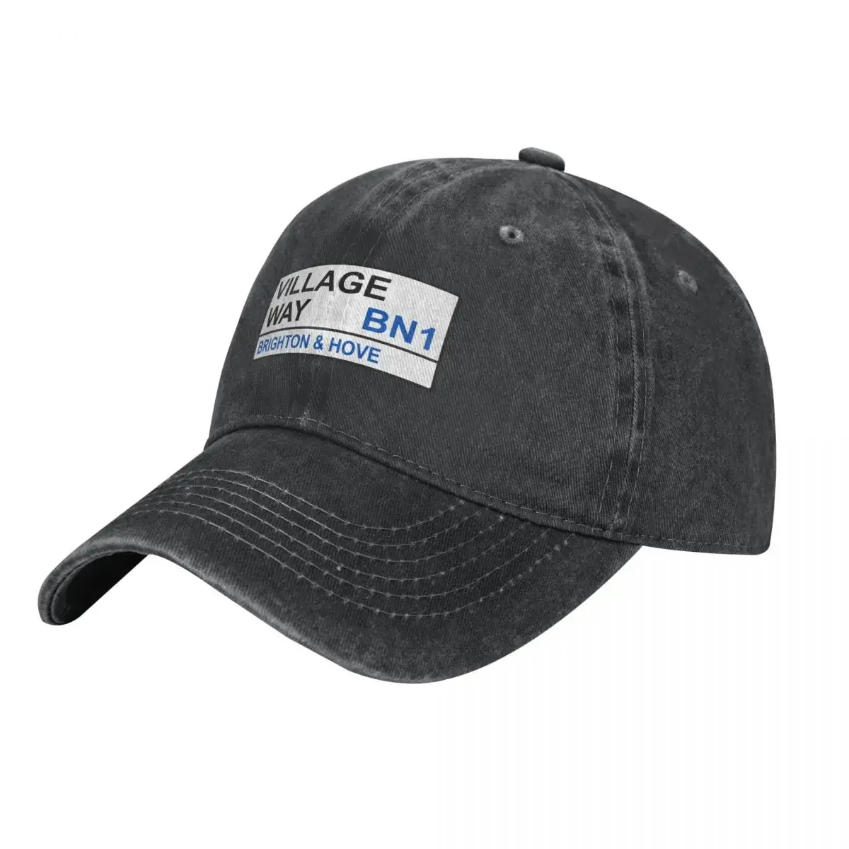 

Brighton and Hove Football Team Village Way Street Sign Cowboy Hat hiking hat derby hat Uv Protection Solar Golf Men Women's