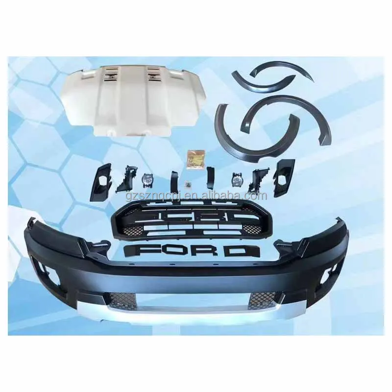 

Body Kit for Ford Ranger T7 T8 2016-2021Front Bumper Lip Diffuser Facelift Modificated Exterior Car Accessories