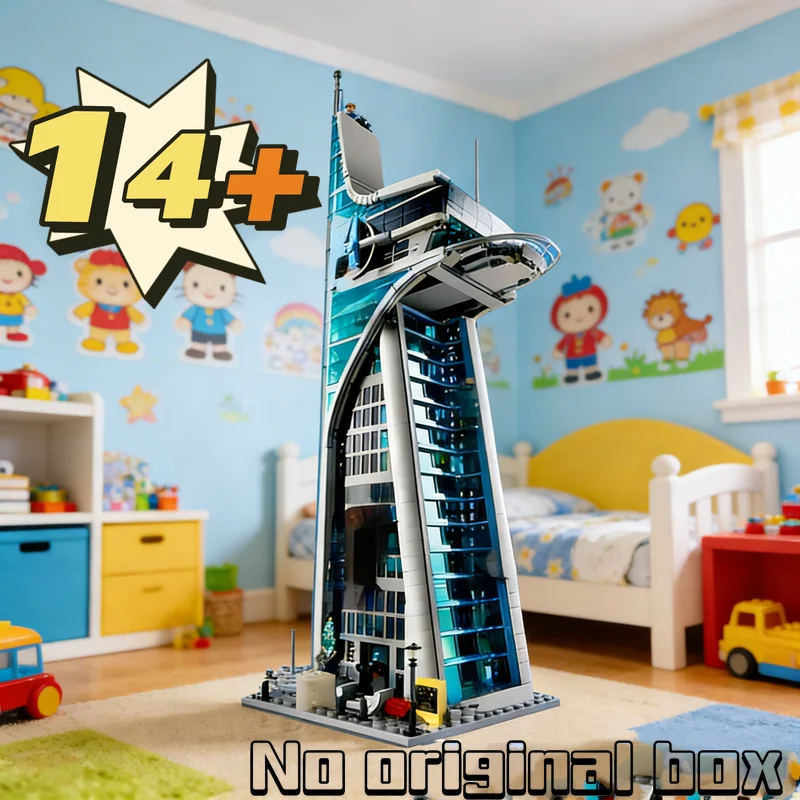 

Конструктор MOC 5201 деталь: Архитектурные блоки, уличная сцена, классическая башня, модель из фильма «Битва», строительные блоки, игрушки для детей, рождественский подарок 76269