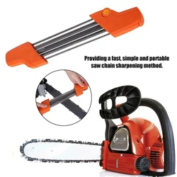 2 In 1 Easy File Chainsaw Chain Sharpener Fast Sharpening File Chain Saw File 4.0/4.8/5.2/5.5mm Whetstone Kit For Stihl Chainsaw