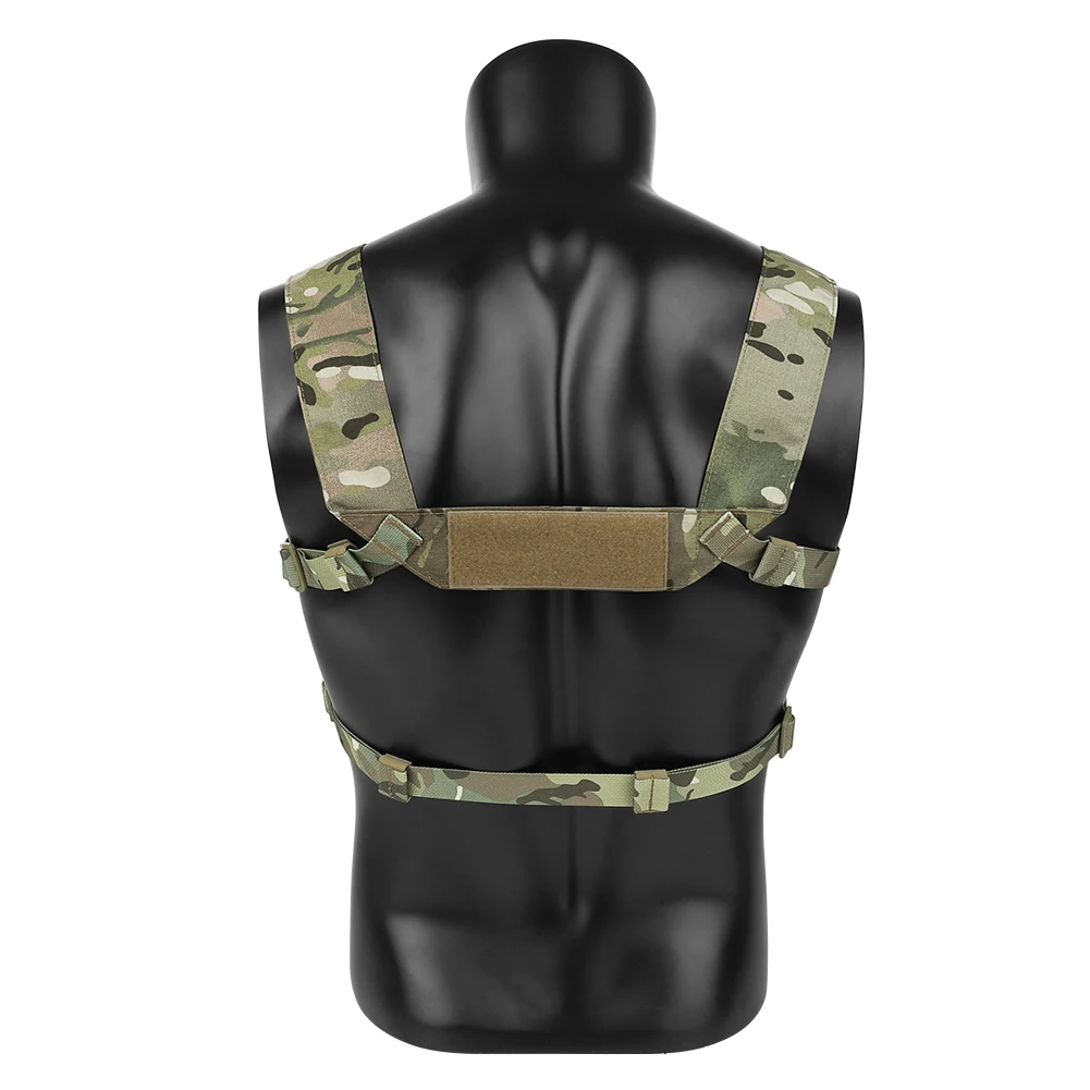 Imagem -02 - Krydex-tactical Peito Rig Carrier Vest Micro Chassis Bolsa Pouch Caça Paintball Bolsa Modular m4 ak Magazine Mk3 Mk4 5.56 7.62