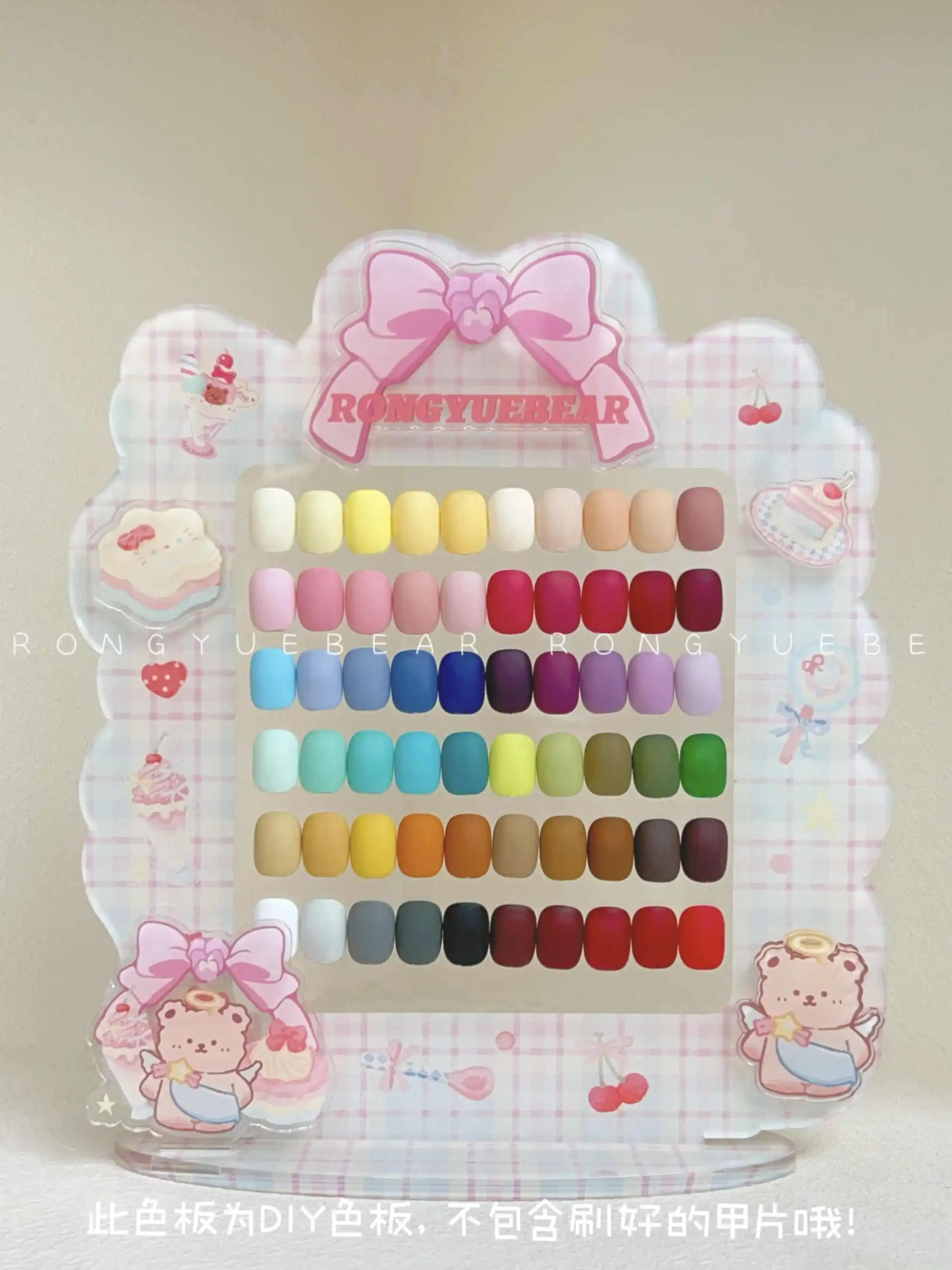 

RONGYUE BEAR 60 Colors Nail Gel Set Solid Color Gel 2025 New Fashion Hot Sale Nail Art Non-toxic UV Gel Nail Salon Wholesale