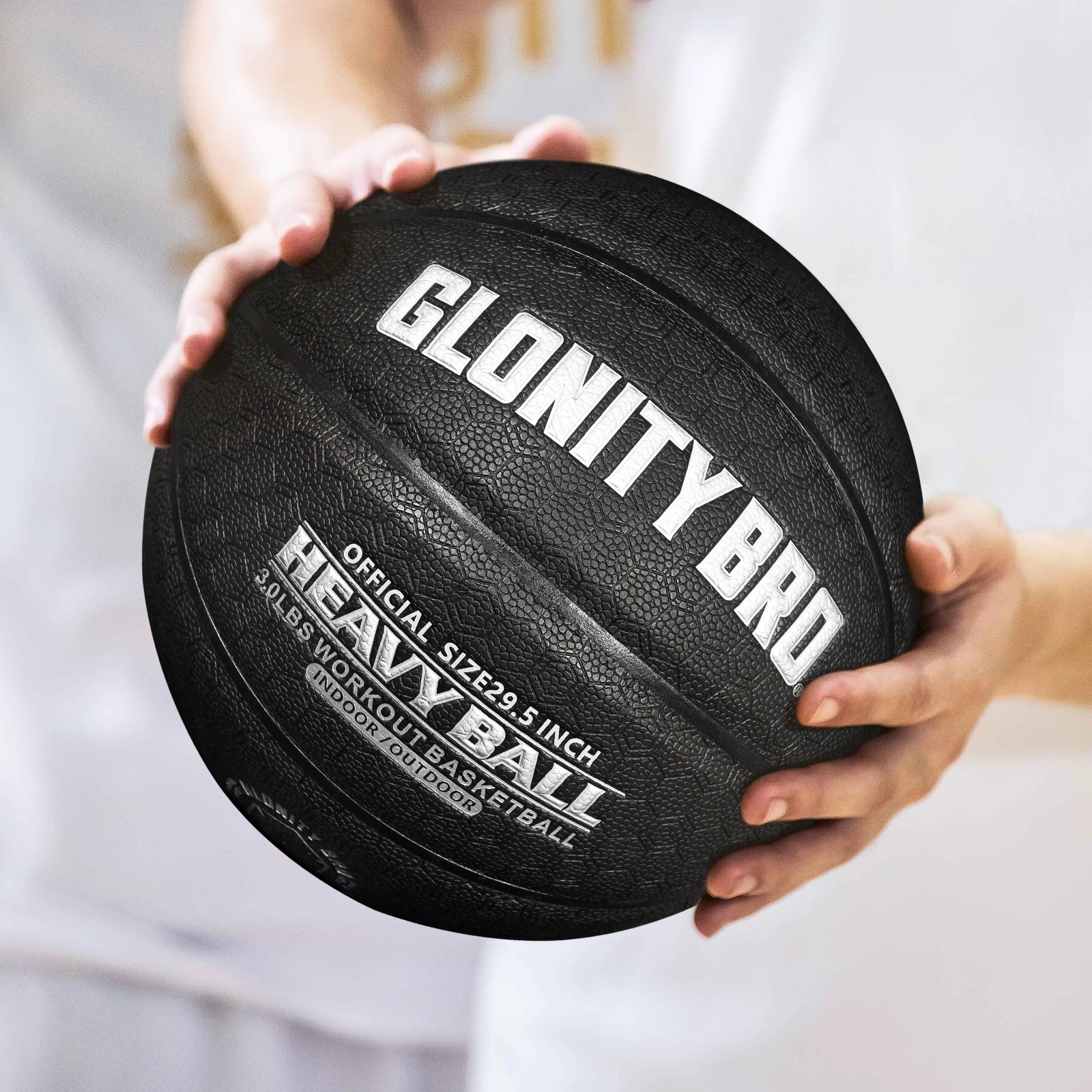 2.2LBS 28.5 Weighted Heavy Basketball Ball For Indoor Outdoor Improving Handling Dribbling, Passing&Rebounding Skills Size 6