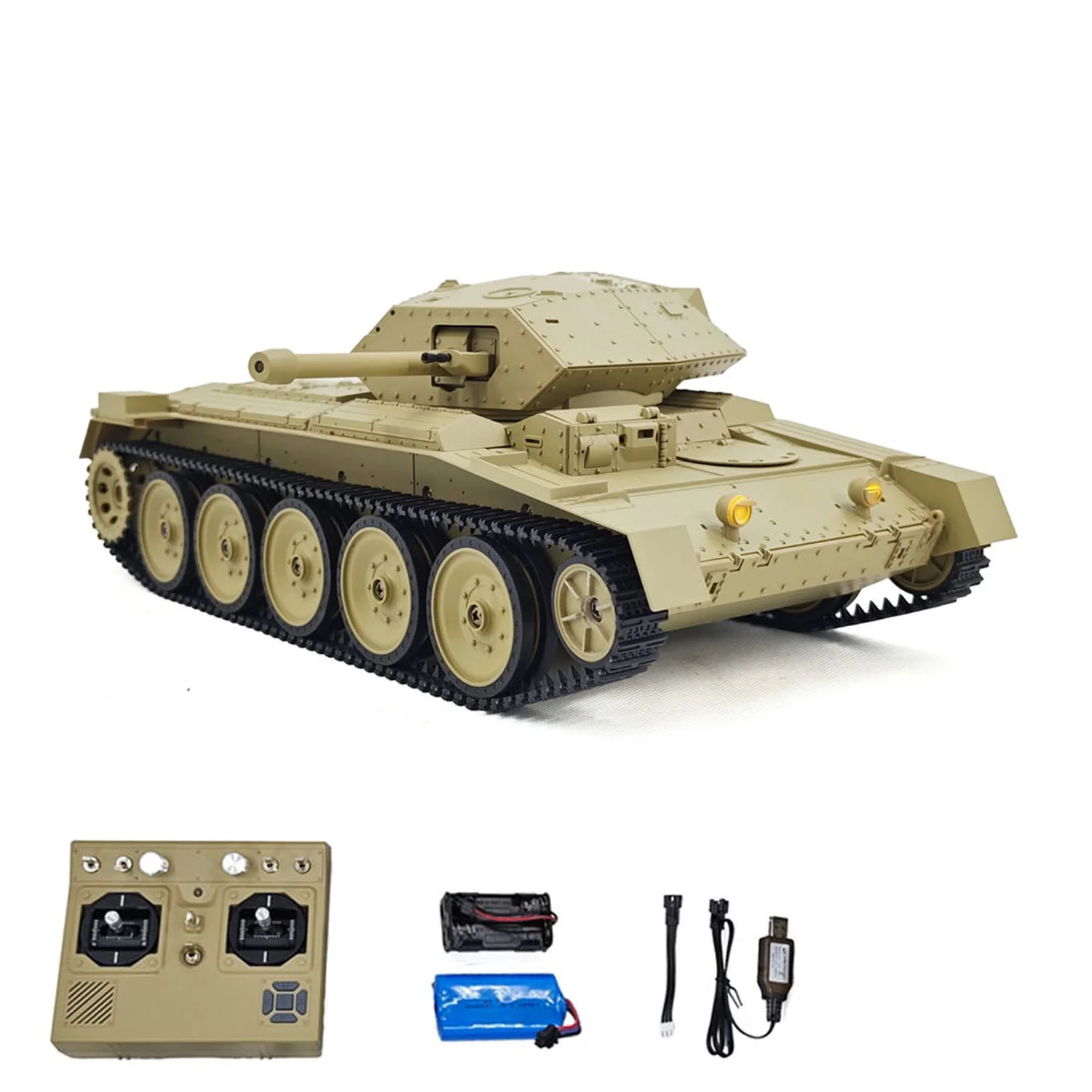 1/16 Mini CoolBank RC Panzer M8 HMC Scott MK III Funksteuerung Kampfpanzer Simulation Rauch Sound Lichter RTR Kampfradio Panzer