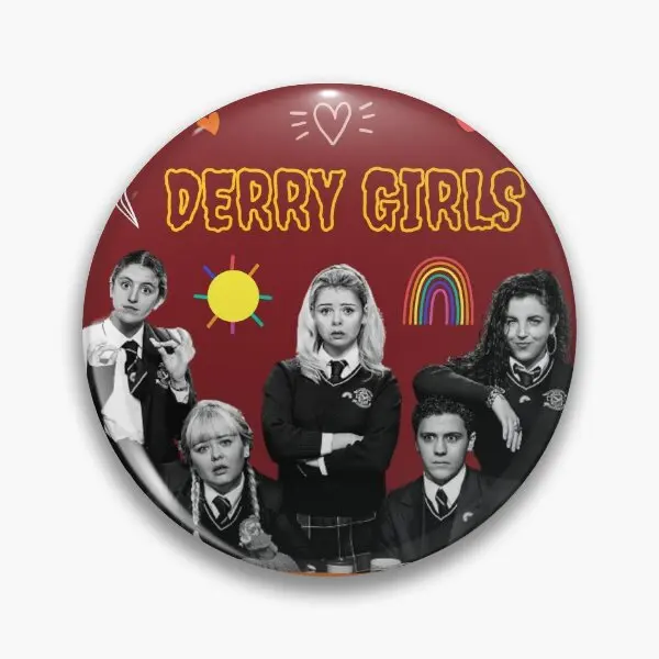 Derry Girls  Soft Button Pin Badge Brooch Collar Jewelry Funny Metal Hat Clothes Cartoon Creative Fashion Decor Gift Women