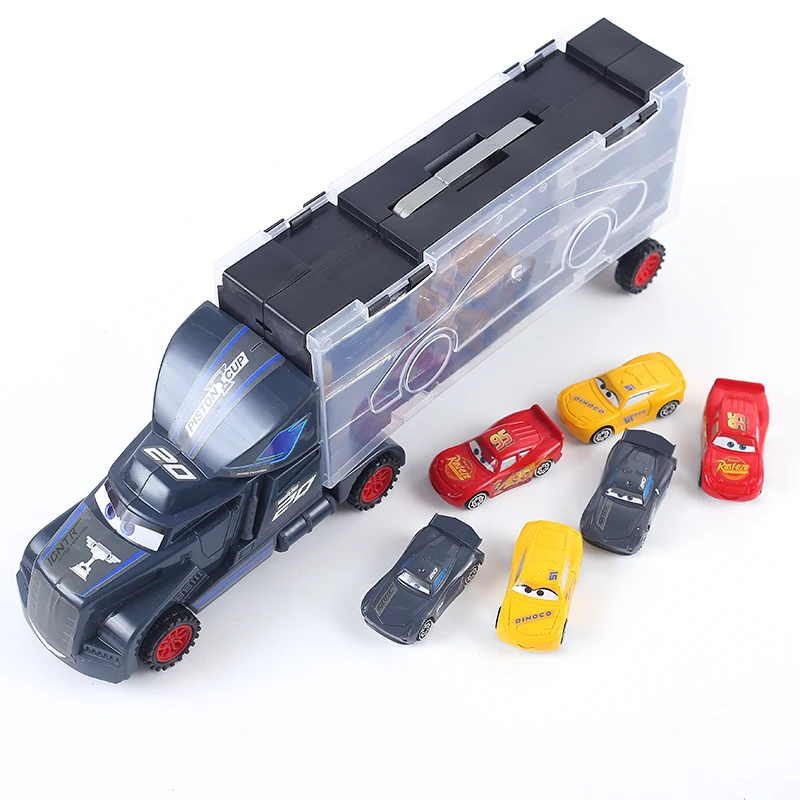 Disney Pixar Cars 3 Toy Lightning Mcqueen Jackson Storm Cruz Ramirez Mack truck Collection Plastic Model Car 2 Toy Children Gift