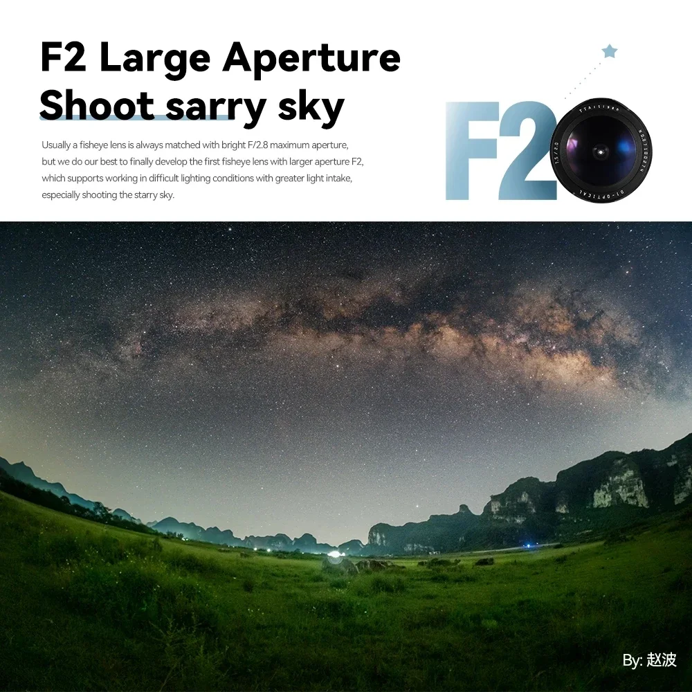 عدسة عين السمكة TTAartisan 7.5 ملم F2 APS-C بزاوية واسعة لهاتف SONY E FUJI X لكاميرات Canon M Nikon Z Leica L Olympus M43 · عدسة الكاميرا #3
