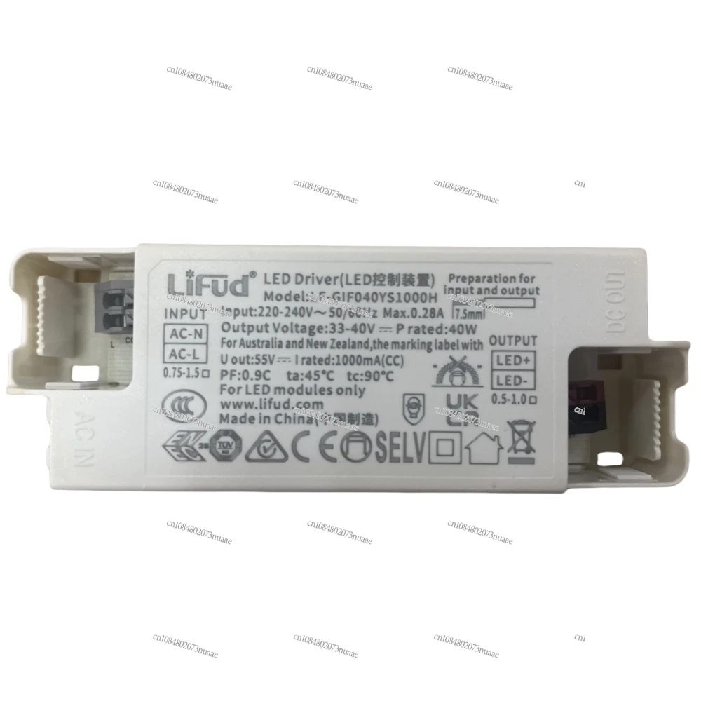 For Lifud LED Driver 42W 1000mA DC 25-42V 220-240VAC LF-GIR040YM1000H LED Panel/Down/Track 1A 40W LF-GIR040YS1000H 33-40V