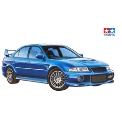 Tamiya 24213 1/24 Scale Lancer Evolution VI Evo 6  Super Sport Car Display Toy Plastic Assembly Building Model Kit