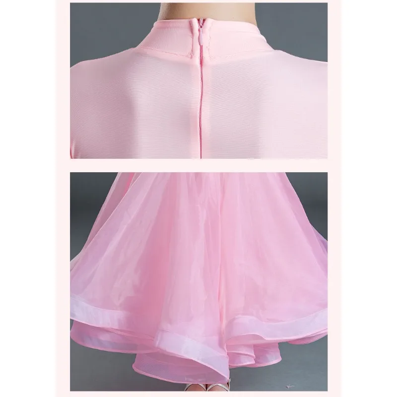 

Modern dancechildren's girls new Latin dance outfit performance dress pink national standard danceperformance dressmodern dance