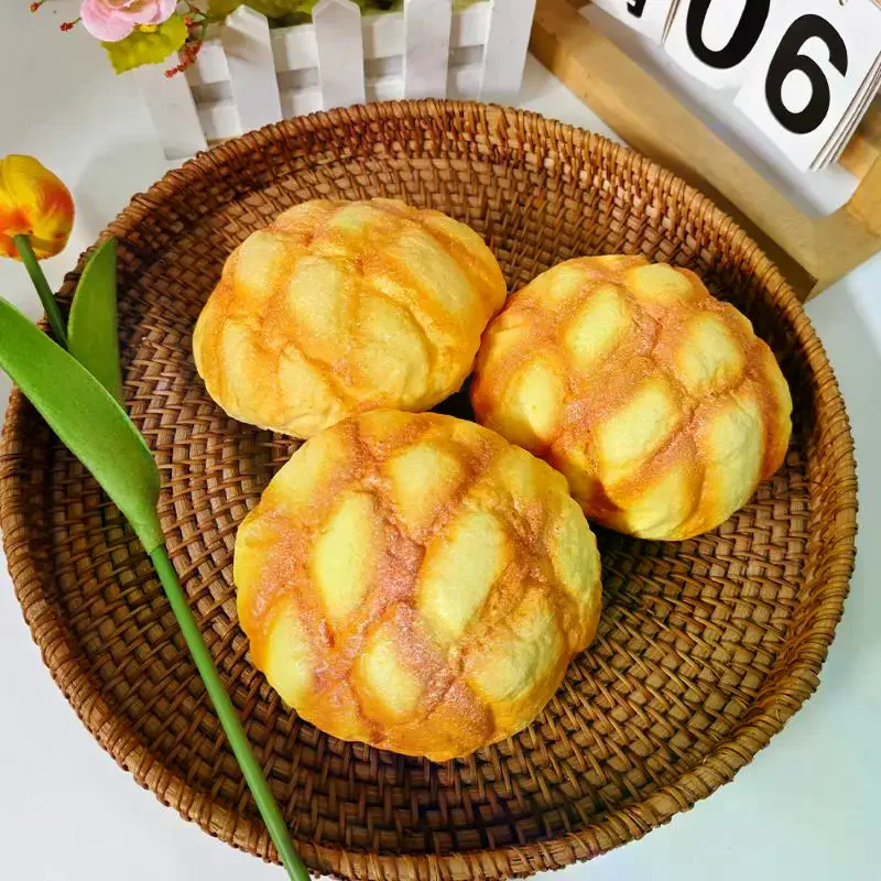 Pineapple Bun Shaped Stress Relief Squeeze Fidget Toy Soft Slow Rebound Decompression Gift