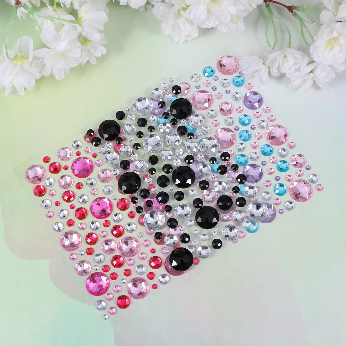 

6 Pcs Diamond Sticker Stickers for Girls Adhesive Cell Phone Self DIY Child Face