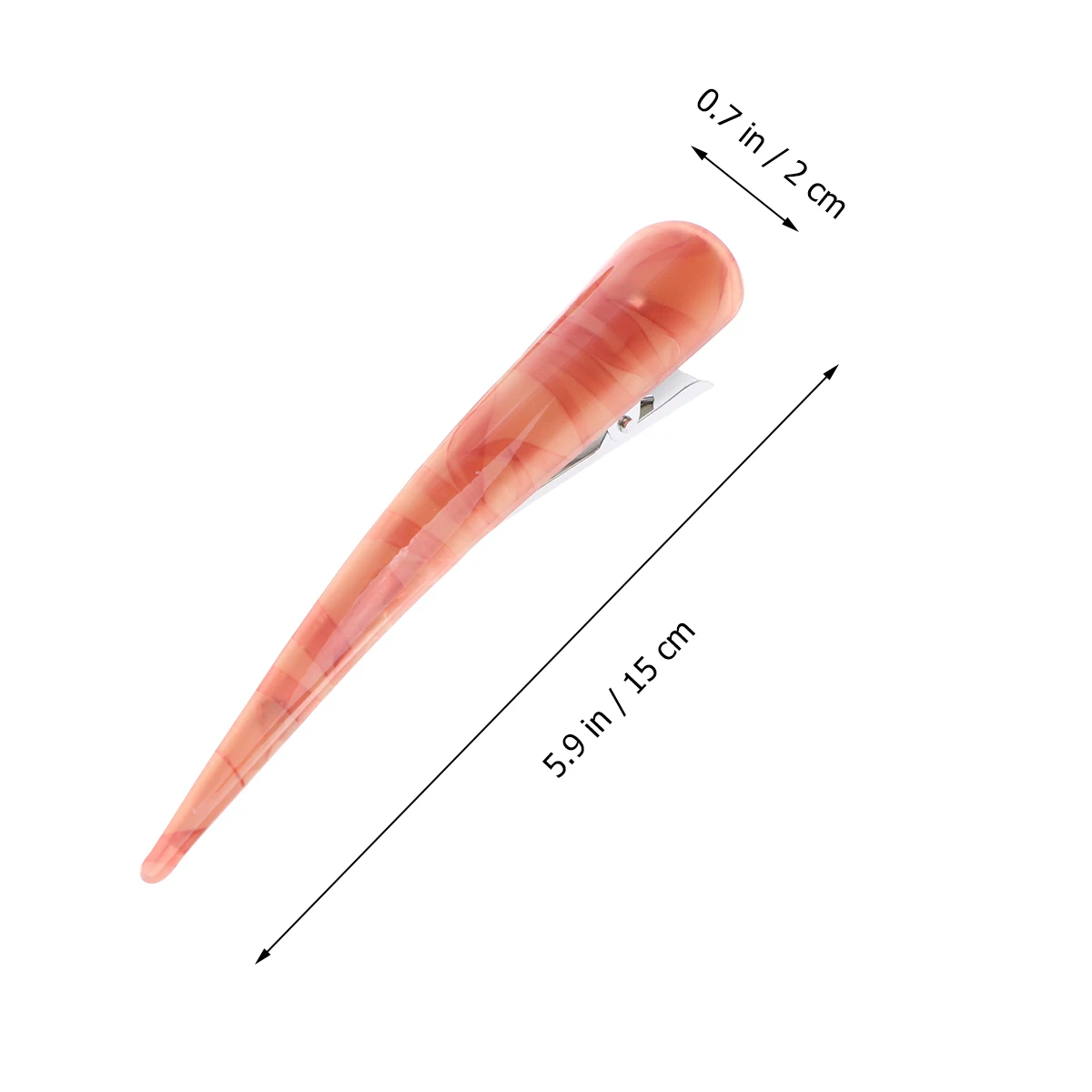 

2pcs Large Duckbill Clips Premium Material Hair Styling Salon NonSlip Barrettes DuckBill HairDye Sectioning Women Girls