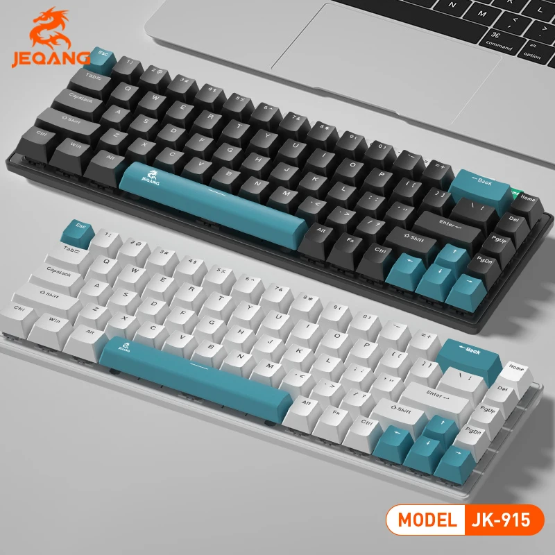 JK-915 سلكي ثلاثي الأوضاع + 2.4G + لوحة مفاتيح ميكانيكية لشحن بلوتوث #5