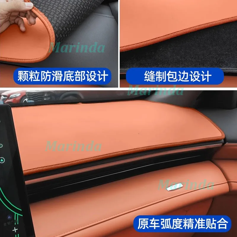 Car Dashboard Light-proof Pad for Changan Deepal S07 2024 Instrument Panel SunShade Cover Leather Dashmat Interior Accessories