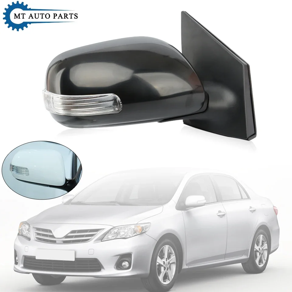 MTAP Door Exterior Rearview Side Mirror Assy 7-PINS With Turn Signal For Toyota Corolla E150 2008 2009 2010 2011 2012 2013