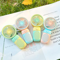 Portable Handheld Mini Fan USB Rechargeable Mute Small Electric Fan Outdoor Travel Cooling Fan Student Dormitory