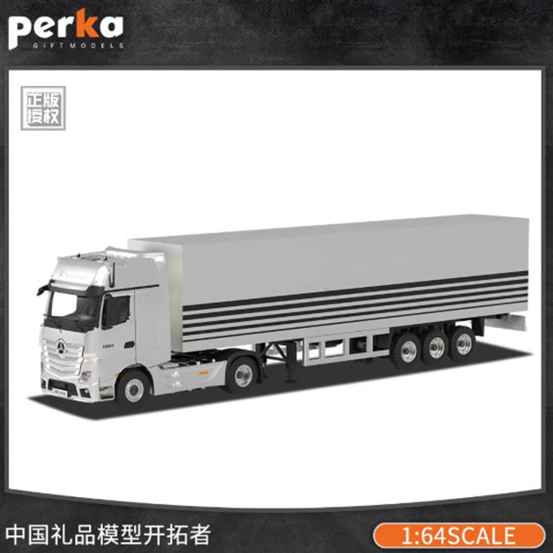 Perka 1:64 Flatbed Truck Legering Automodel Klassiekers Volwassen Souvenir Cadeau Statische display