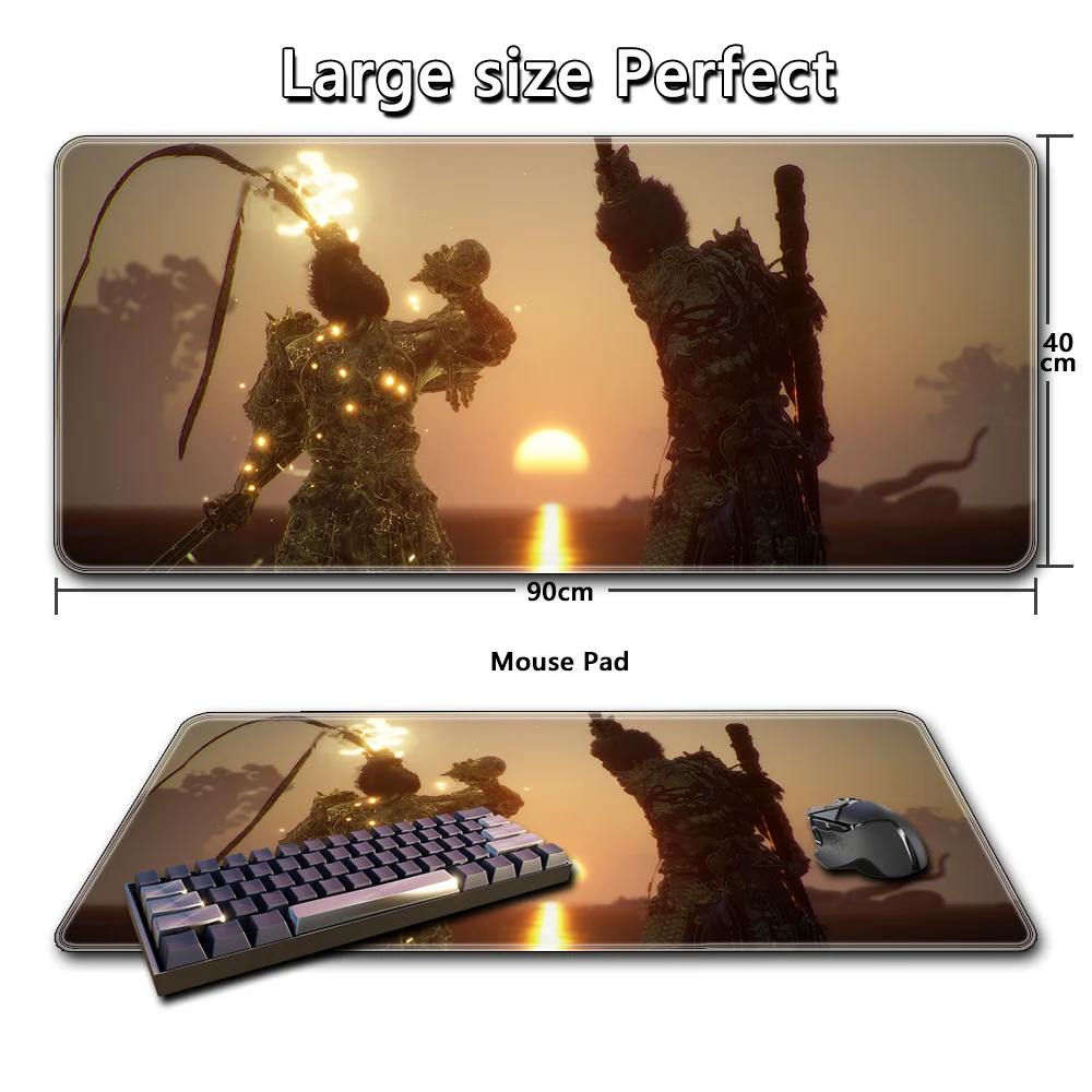 

Game Black Myth W-Wukong Role Playing Mouse Pad Keyboard Pad Wholesale Gaming PC Compute Gamer