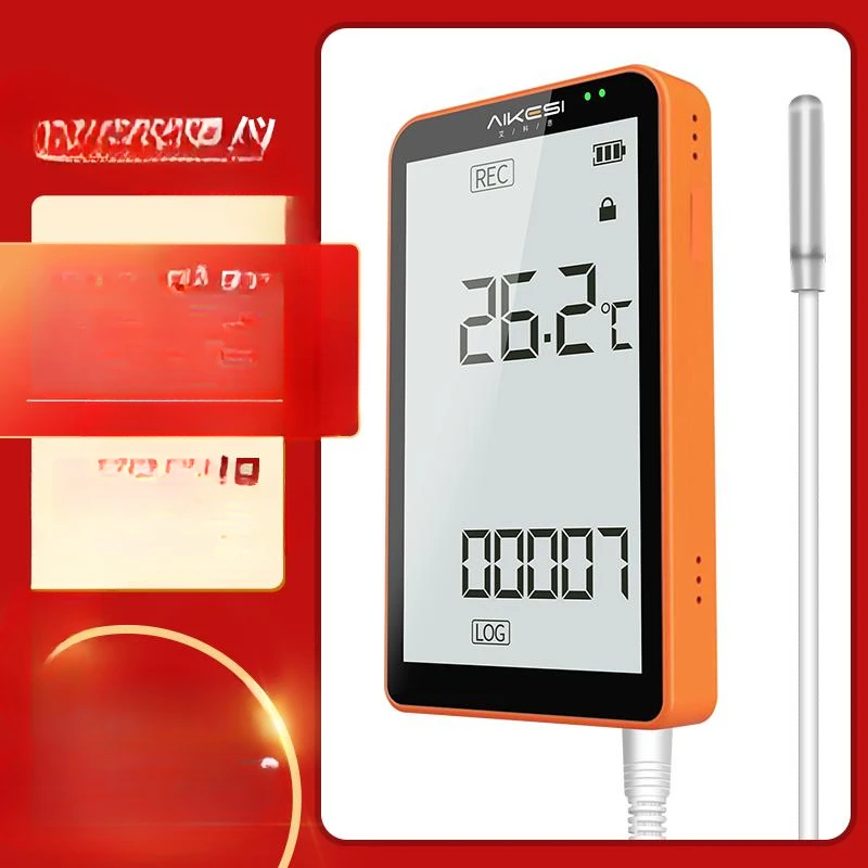 Data Logger Sensor Pharmacy Fruit Fresh Refrigerated Truck Cold Chain Transportation Thermometer