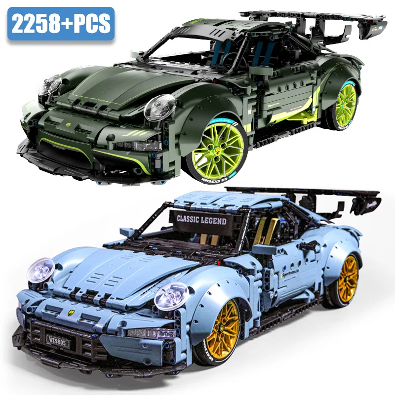 

City Technical RSR Racing Car Speed Champions Sports Car Building Blocks MOC Race Vehicle Bricks Toys For Children Adult Gifts