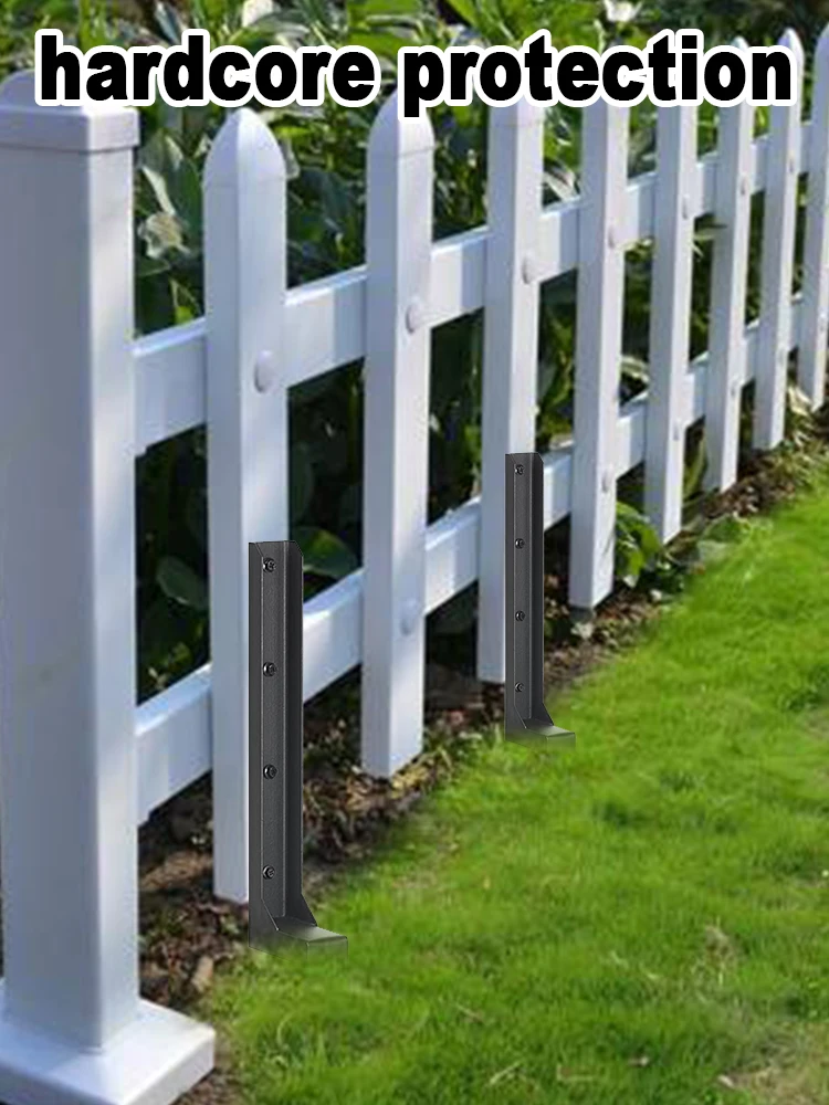 

1pc Metal Fence Post Stakes, Thicker Fence Post Repair Kit, Anchor Ground Spike for Fix Broken Wooden Fence Post Support