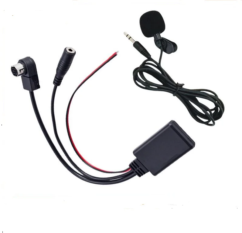 

Car Bluetooth AUX Adapter Wireless Audio Phone Call Handsfree Microphone for Alpine KCA-121B AI-NET CDA-9857 CDA-9886