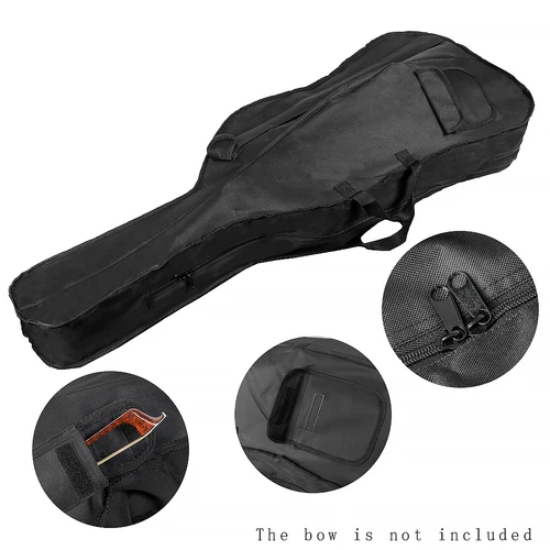 Imagen 2 del producto NAOMI portátil 1/8 1/4 1/2 3/4 4/4 violonchelo bolsa suave funda tamaño completo violonchelo Gig Bag bolsa de violonchelo duradera