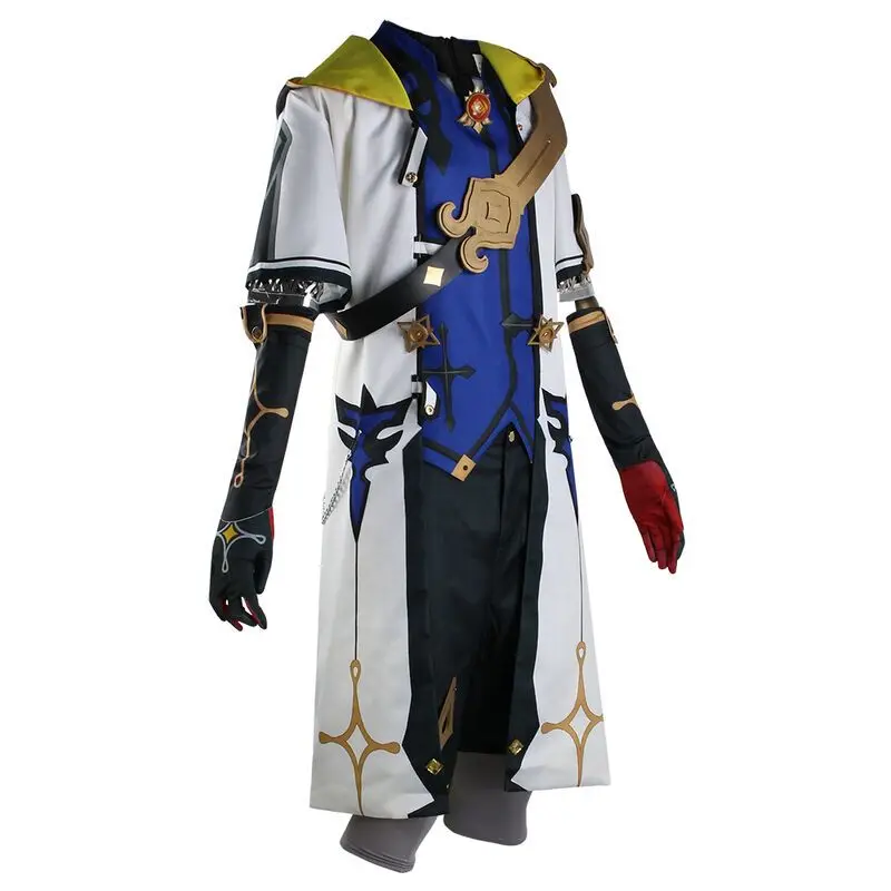 Cinnabar Spindle Albedo Costumes Game Genshin Impact Halloween Carnival Party Event Anime Adult COS Christmas Gift view 4