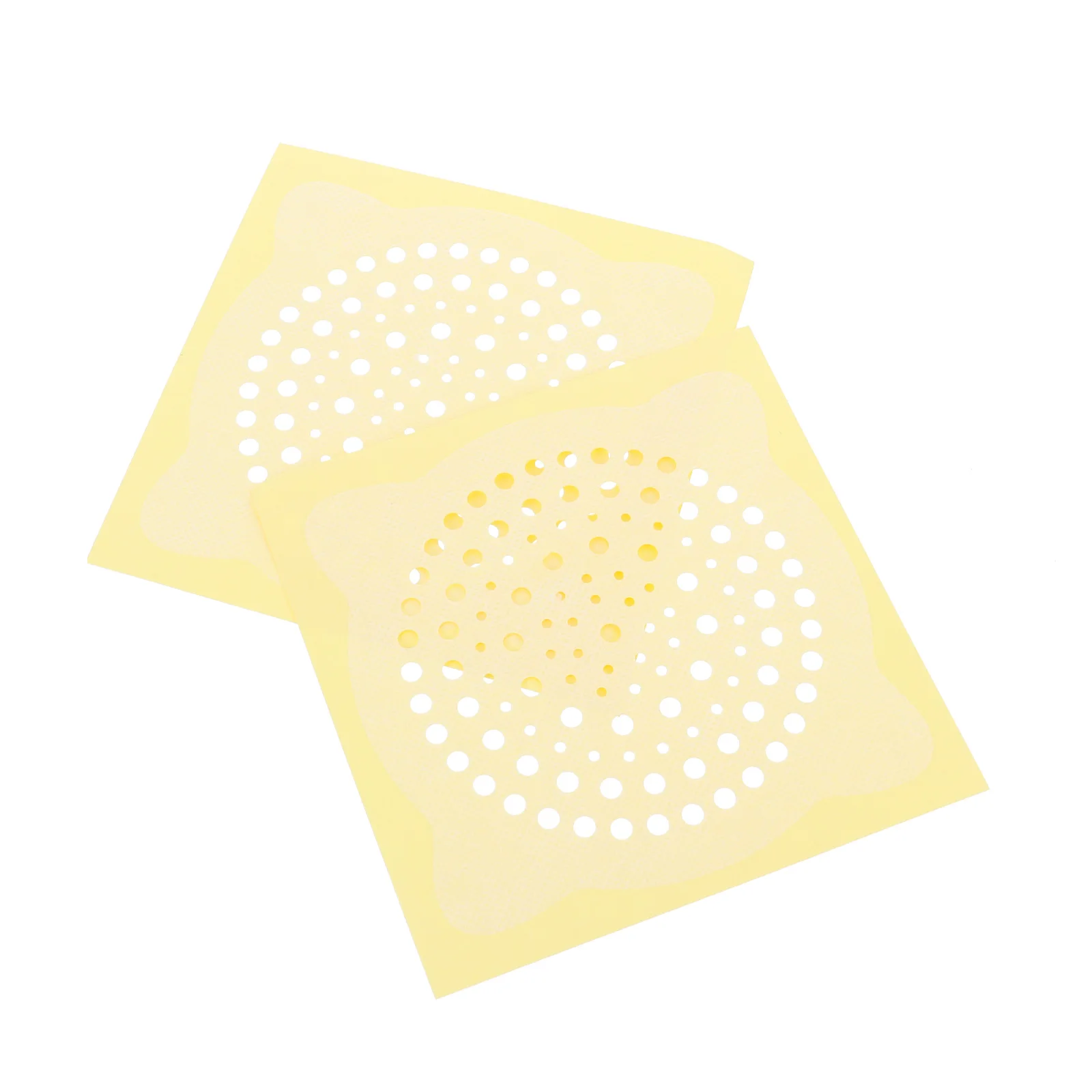 

50pcs Blocking Hair Filtering Stickers Disposable Drain Bathroom Sewer Floor Hair Filtering Stickers Sink Tub Hole Filter