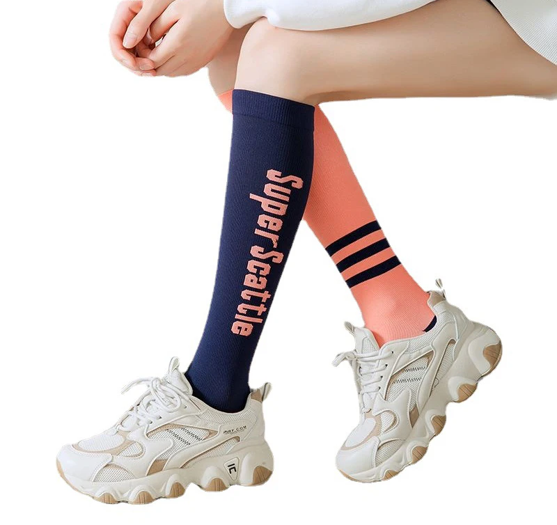 Asymmetric Running Exercise Compression Socks Color Socks Leg Socks Pressure Hose Factory