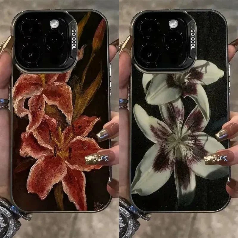 Lily Flower Printed…