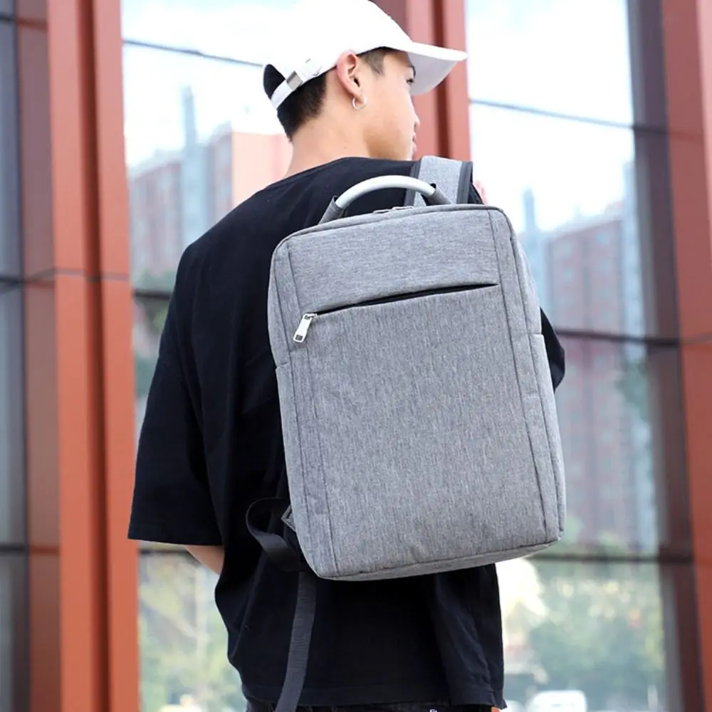 Large Capacity Computer Rucksack Oxford Cloth Leisure Business Travel Backpack Premium Sense with USB Charging Port Tablet Bag