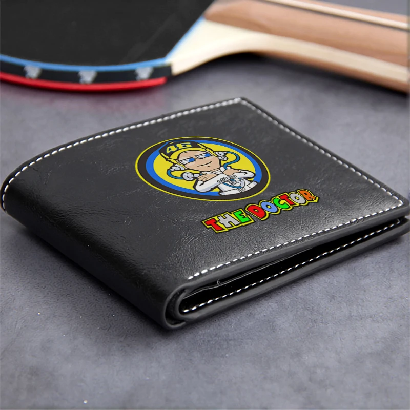 THE DOCTOR PU LEATHER WALLET MEN'S SLIM DESIGN DURABLE LIGHTWEIGHT BUSINESS STYLE HIGH QUALITY FINISHING
