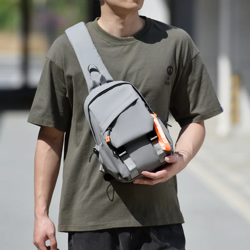 New lightweight cycling bag for men, multifunctional sports waterproof shoulder crossbody bag
