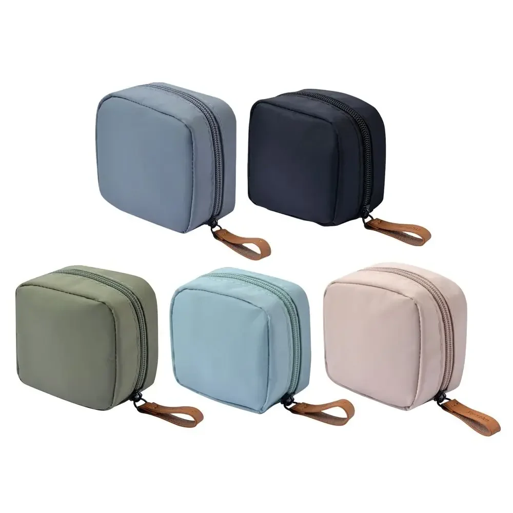 

1PCS Portable Multi-Purpose Small Cosmetic Bag Mouth Red Bag Sanitary Cotton Storage Bag