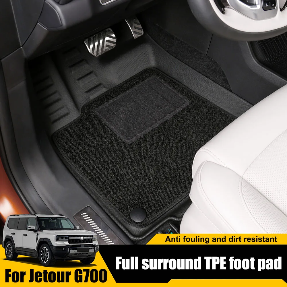 لشيري Jetour G700 2025 2026 كامل المحيطي TPE وسادة للقدم تعديل السيارة اكسسوارات مقاوم للماء والأوساخ مقاومة السجاد