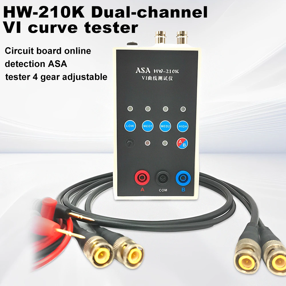 

Dual-channel VI Curve Tester Circuit Board Online Detection ASA Tester 4 Gears Adjustable VI Curve Tester Circuit Board Detectio