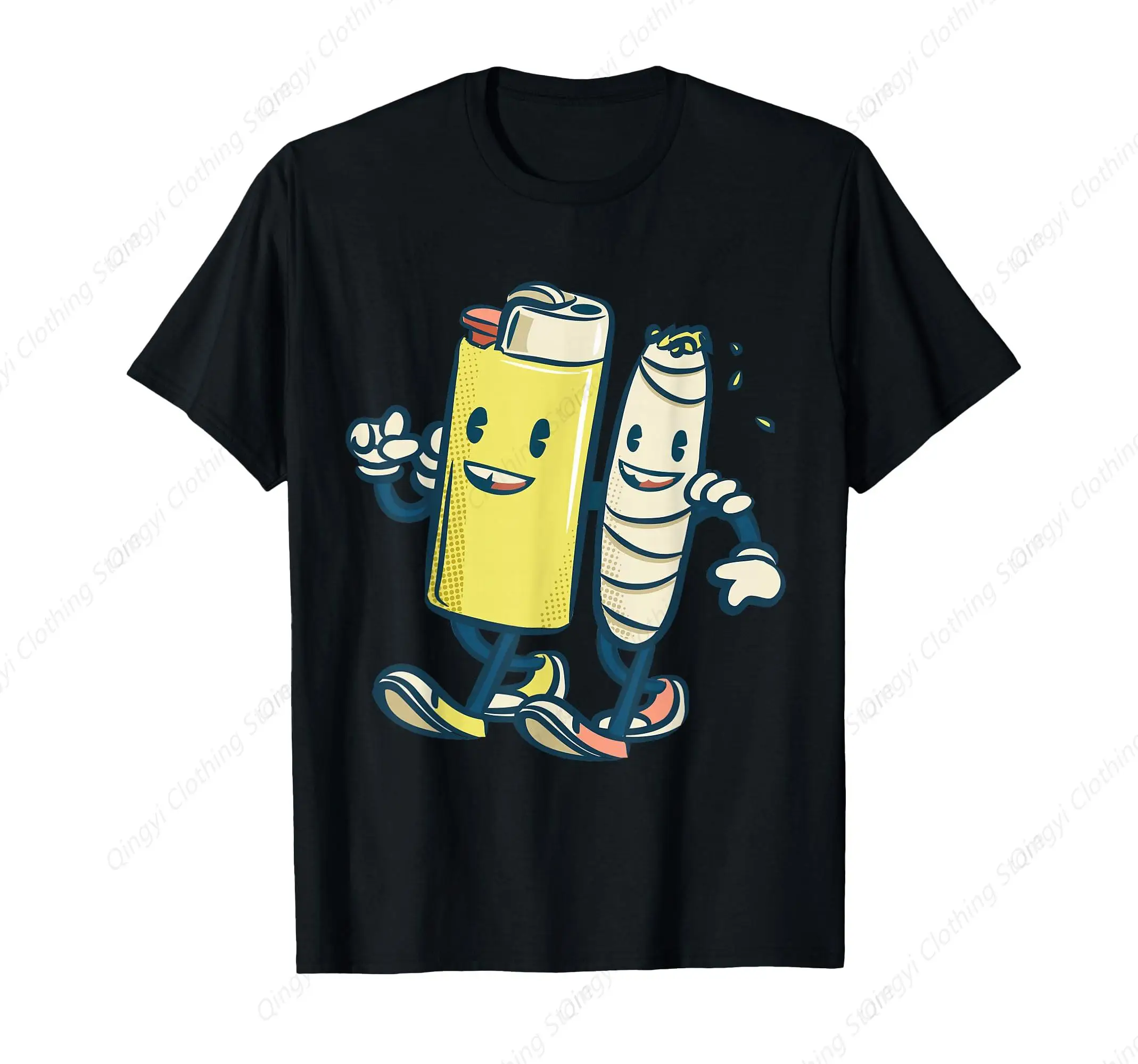 

Lighter Joint Friends 420 Smoking Weed Cannabis Marijuana T-Shirt