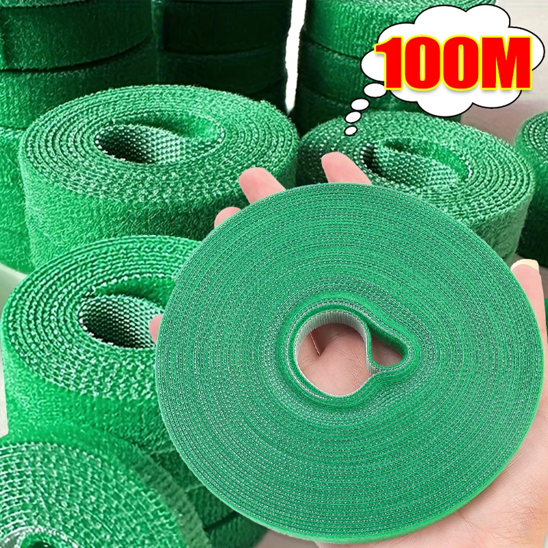 Reusable Nylon Plant Cable Ties Self Adhesive Adjustable Bandage for Support Grape Vine Tie Fastener Tape Strips Garden Supplies