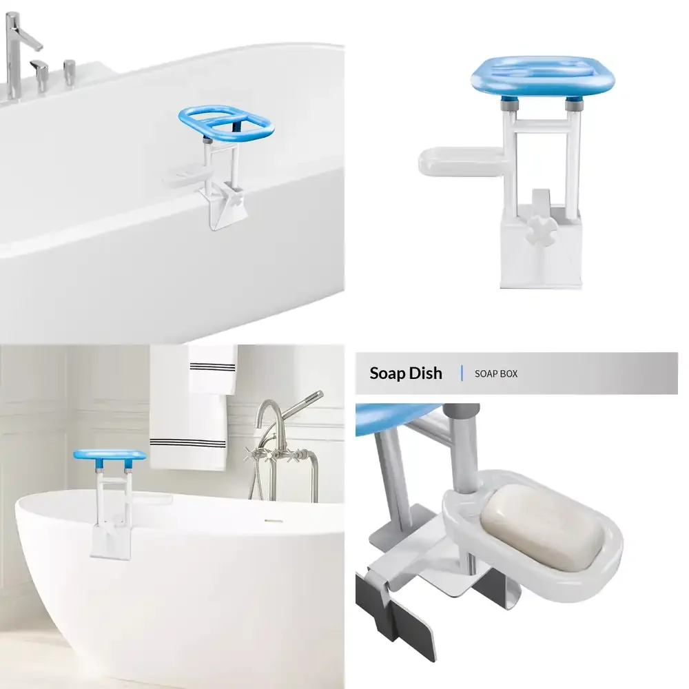 

Stainless Steel Bathtub Handrail for Elderly Disabled Safety Slip Tool Free Installation Bathroom Grab Bar for Tub