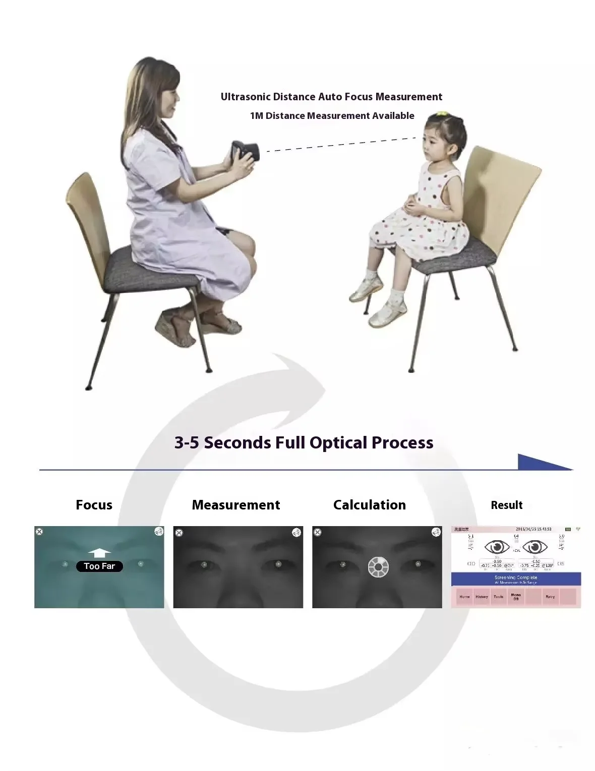 Ophthalmic Handheld Autorefraktor Optometrie Okular Vision Screening Refraktometer Vision Screener Tragbare Optik Instrumente