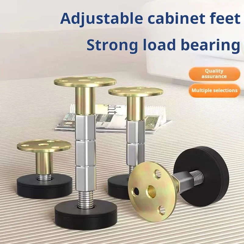 

4PCS Adjustable 28-140mm Threaded Bed Frame Heavy Duty Anti-Shake Tool Headboard Stoppers Telescopic Support Hardware Fasteners