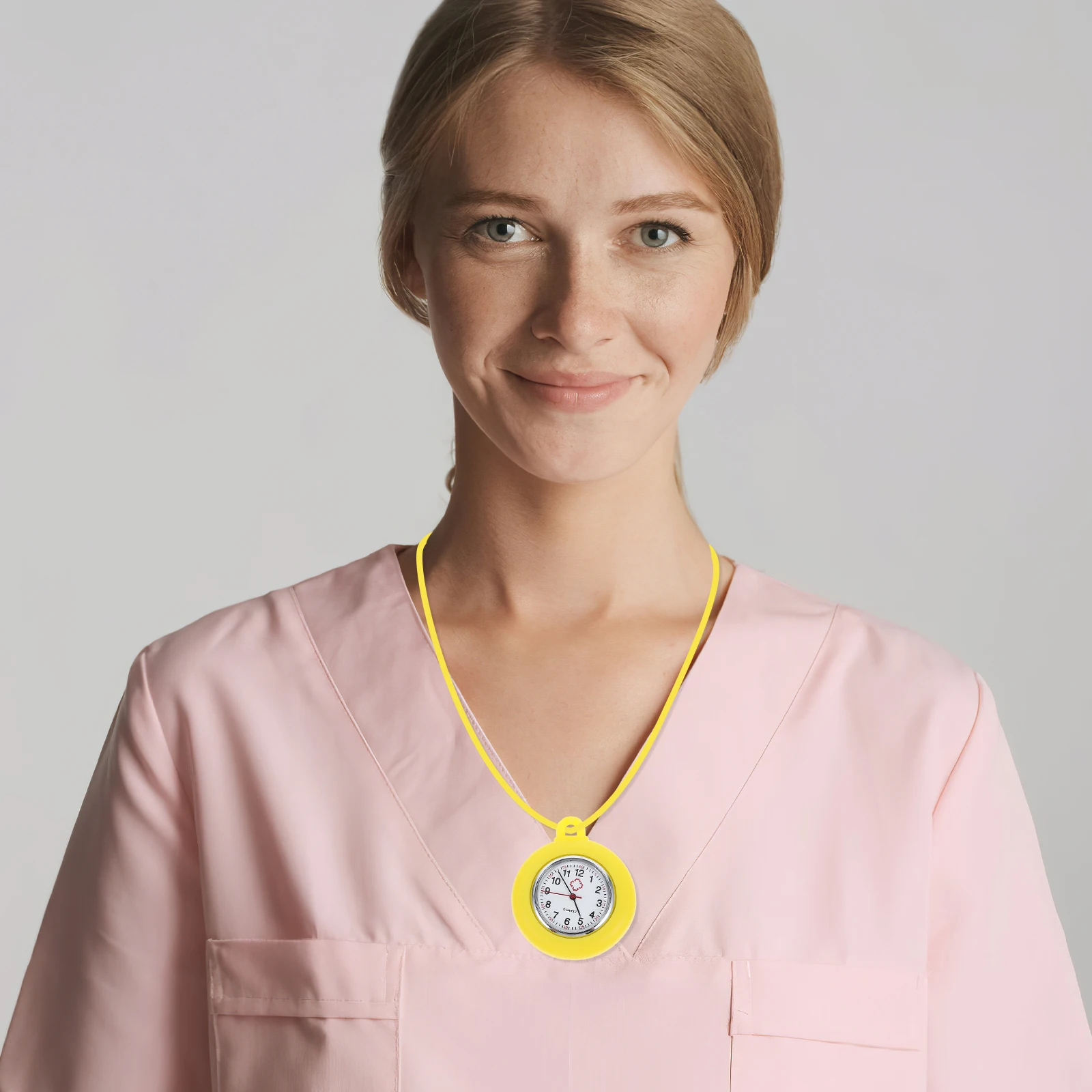 

Cute Silicone Lanyard Quartz Watch Child Nurse Medical Watches for Neck Hanging