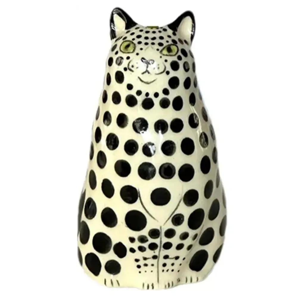 

Gift Multicolor Polka Dot Cat Vase Cute Small Caliber Resin Cat Vase Cartoon INS Hydroponic Flower Pot Restaurant Centerpiece