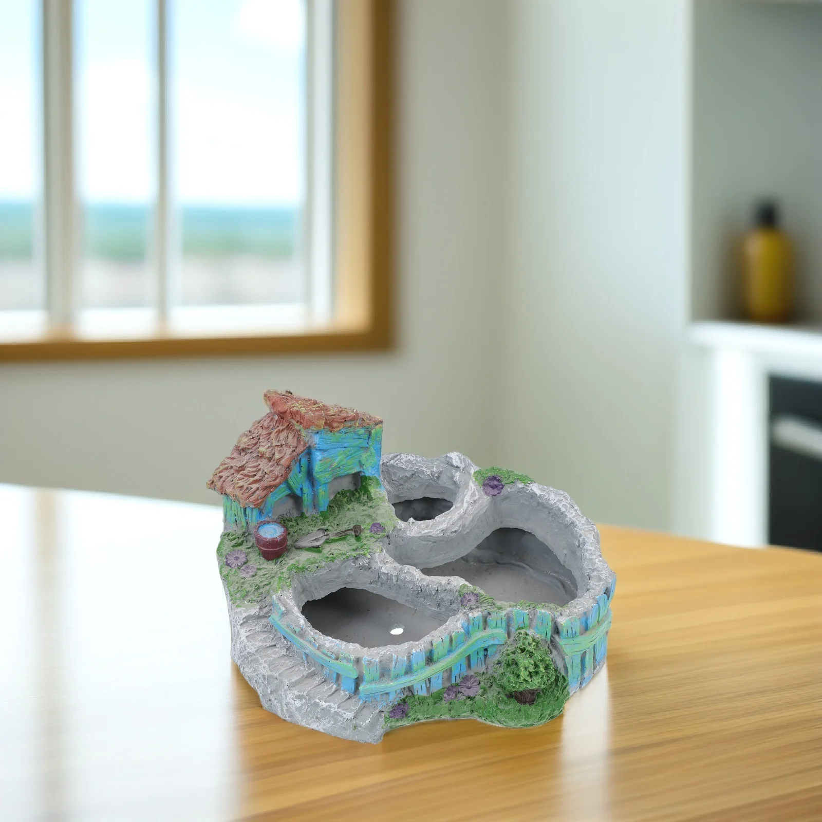 

Simulated Flower Pot Resin Flowerpot Decorative Plant Succulent Planter Adornment